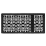 Black And White Ethnic Boho Print Trifold Wallet
