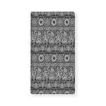 Black And White Ethnic Pattern Print Baby Crib Sheet