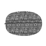 Black And White Ethnic Pattern Print Car Side Mirror Covers
