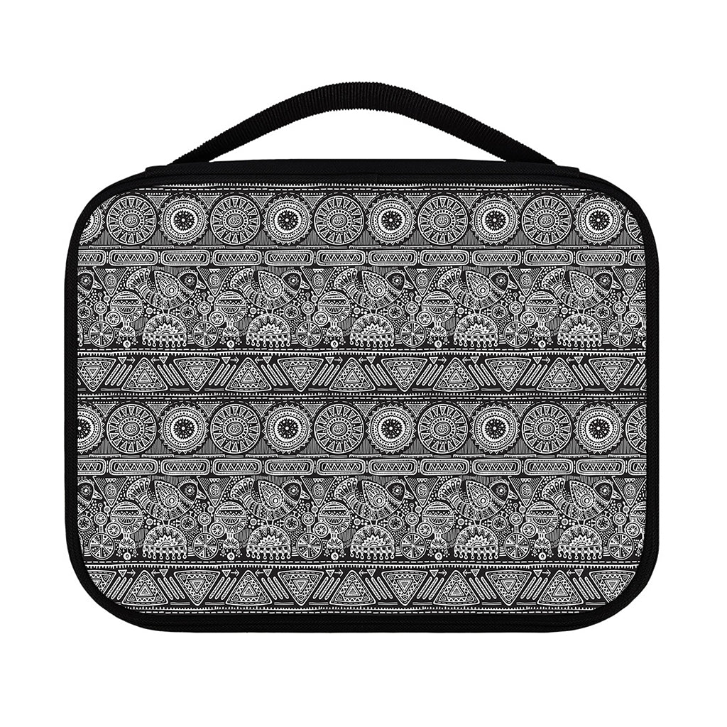 Black And White Ethnic Pattern Print Classic Bible Case