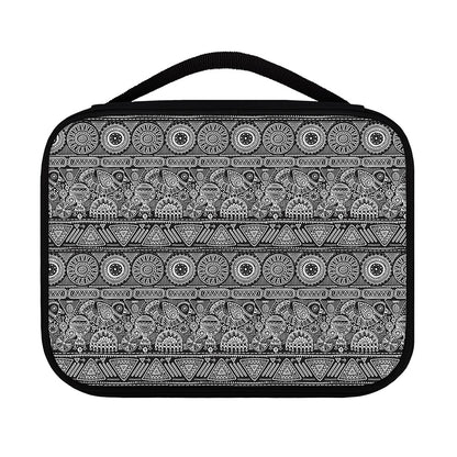 Black And White Ethnic Pattern Print Classic Bible Case
