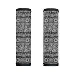 Black And White Ethnic Pattern Print Handle Covers