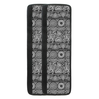 Black And White Ethnic Pattern Print Refrigerator Handle Covers