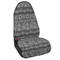 Black And White Ethnic Pattern Print Waterproof Car Seat Cover