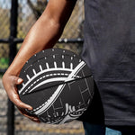 Black And White Eye of Providence Print Basketball
