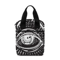 Black And White Eye of Providence Print Bible Tote Bag