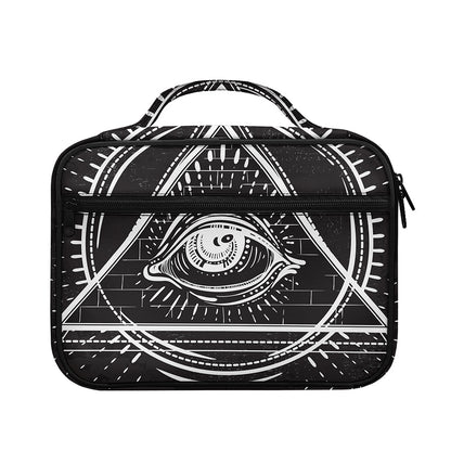 Black And White Eye of Providence Print Briefcase Bible Bag