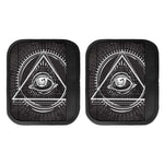 Black And White Eye of Providence Print Handle Covers