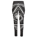 Black And White Eye of Providence Print High-Waisted Pocket Leggings