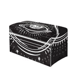 Black And White Eye of Providence Print Leather Tissue Box Cover