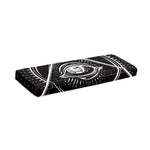 Black And White Eye of Providence Print Piano Keyboard Cover