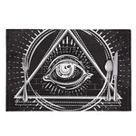 Black And White Eye of Providence Print Placemat