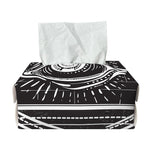 Black And White Eye of Providence Print Rectangle Tissue Box Cover