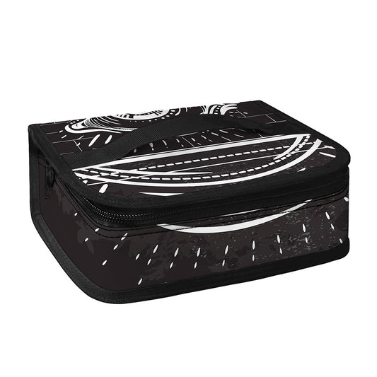 Black And White Eye of Providence Print Small Lunch Bag