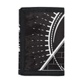 Black And White Eye of Providence Print Trifold Wallet