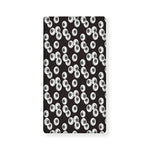 Black And White Eyeball Pattern Print Baby Crib Sheet