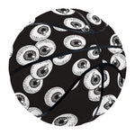 Black And White Eyeball Pattern Print Basketball