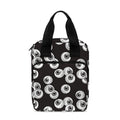 Black And White Eyeball Pattern Print Bible Tote Bag