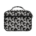 Black And White Eyeball Pattern Print Briefcase Bible Bag