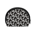Black And White Eyeball Pattern Print Coin Purse