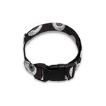 Black And White Eyeball Pattern Print Dog Collar
