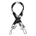 Black And White Eyeball Pattern Print Dog Seat Belt