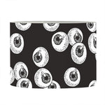 Black And White Eyeball Pattern Print Drum Lamp Shade