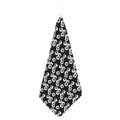 Black And White Eyeball Pattern Print Hand Towel
