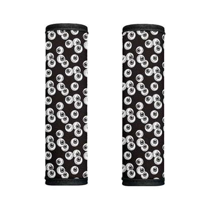 Black And White Eyeball Pattern Print Handle Covers