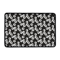 Black And White Eyeball Pattern Print Kitchen Mat