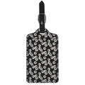 Black And White Eyeball Pattern Print Luggage Tag