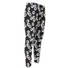 Black And White Eyeball Pattern Print Men's Compression Pants