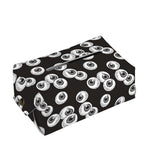 Black And White Eyeball Pattern Print Rectangle Tissue Box Cover