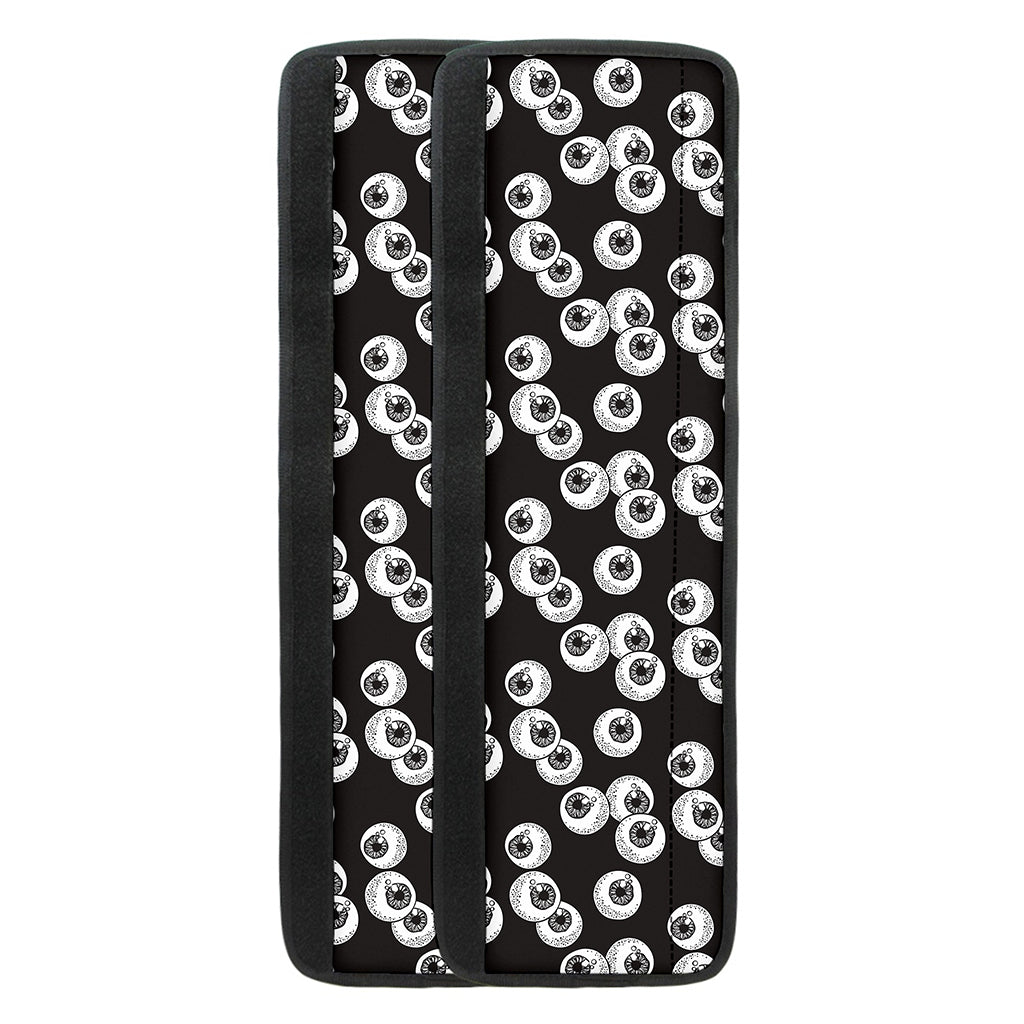 Black And White Eyeball Pattern Print Refrigerator Handle Covers