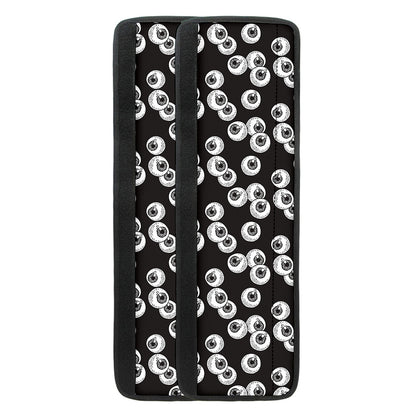Black And White Eyeball Pattern Print Refrigerator Handle Covers