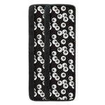 Black And White Eyeball Pattern Print Refrigerator Handle Covers