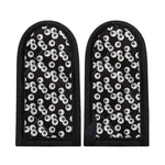 Black And White Eyeball Pattern Print Skillet Handle Cover