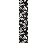 Black And White Eyeball Pattern Print Table Runner