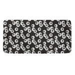 Black And White Eyeball Pattern Print Towel