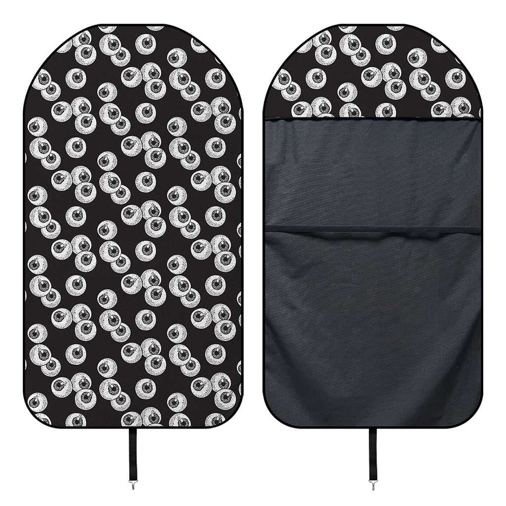 Black And White Eyeball Pattern Print Waterproof Car Seat Cover