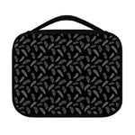 Black And White Feather Pattern Print Classic Bible Case