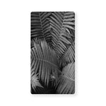 Black And White Fern Leaf Print Baby Crib Sheet