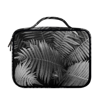 Black And White Fern Leaf Print Briefcase Bible Bag