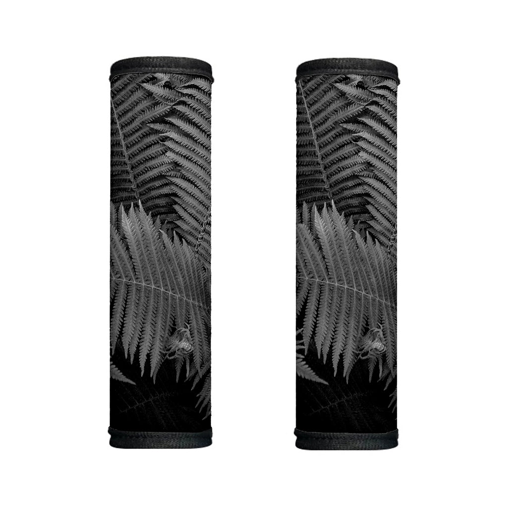 Black And White Fern Leaf Print Handle Covers