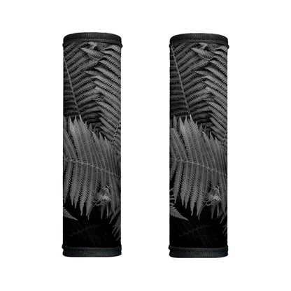 Black And White Fern Leaf Print Handle Covers