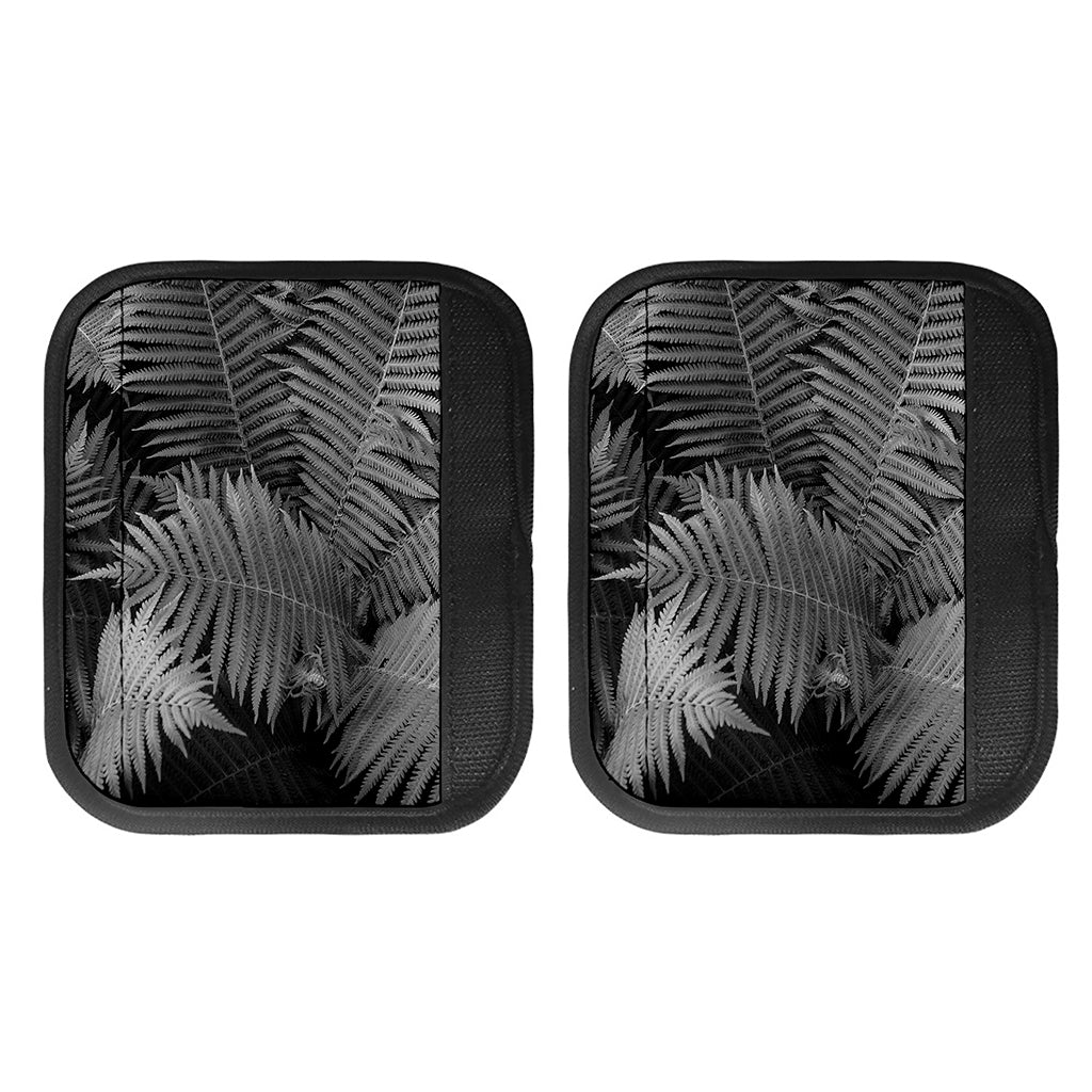 Black And White Fern Leaf Print Handle Covers