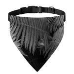 Black And White Fern Leaf Print Over The Collar Dog Bandana