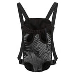 Black And White Fern Leaf Print Pet Carrier Backpack