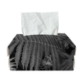 Black And White Fern Leaf Print Rectangle Tissue Box Cover