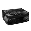 Black And White Fern Leaf Print Small Lunch Bag